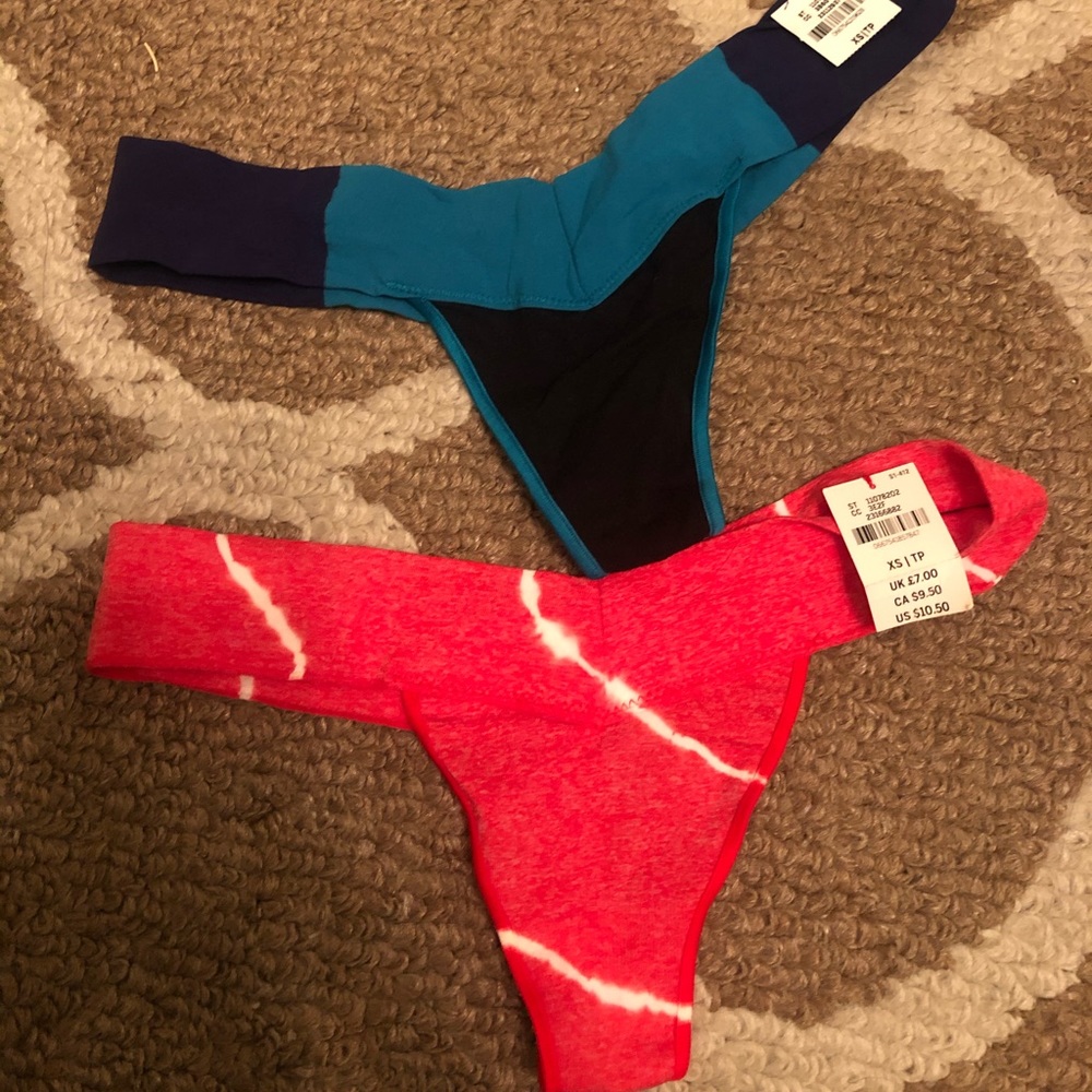 Two PINK thongs